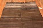 Top of Earthy Tones Primitive Vintage Moroccan Kilim 73015 by Nazmiyal Antique Rugs
