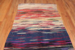 Top of Gallery Size Colorful Vintage Moroccan Kilim Rug 72989 by Nazmiyal Antique Rugs