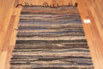 Top of Vintage Moroccan Brown Hues Kilim 73020 by Nazmiyal Antique Rugs