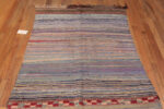Top of Vintage Purple Tones Moroccan Kilim Rug 73001 by Nazmiyal Antique Rugs