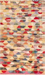 Vibrant Vintage Moroccan Kilim Rug 72995 by Nazmiyal Antique Rugs