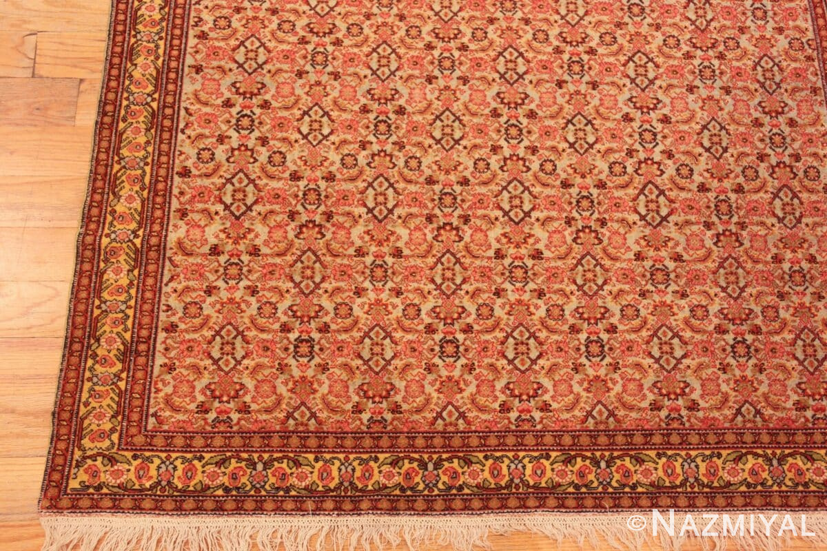 Tapis Couloir Runner Tribal Khan M, Motif Senneh Caucasien, 100% Laine, 2'6x9'4 (76x284cm)
