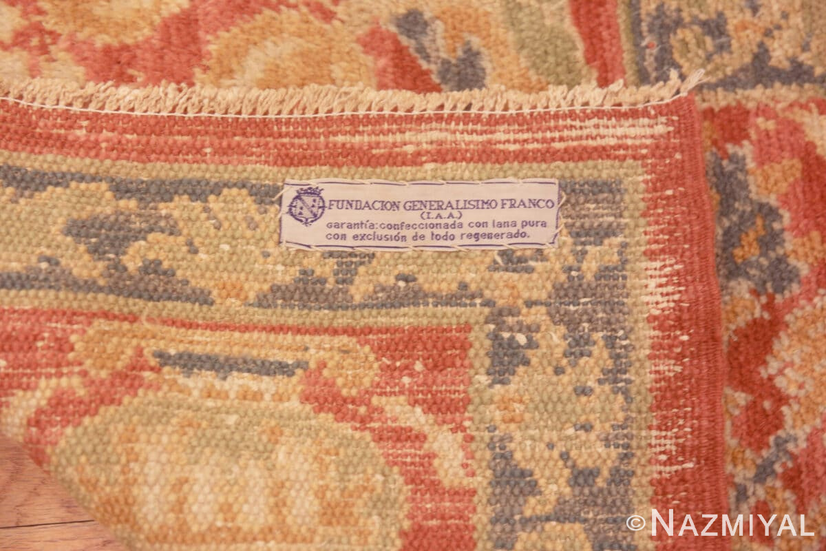 Charming Antique Bird Design Spanish Area Rug 72904 Nazmiyal