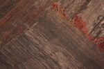 Weave of Abstract Brown And Rust Vintage Moroccan Rug 72999 by Nazmiyal Antique Rugs