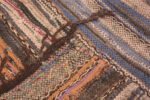 Weave of Vintage Moroccan Brown Hues Kilim 73020 by Nazmiyal Antique Rugs