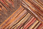 Weave of Vintage Moroccan Multicolored Stripes Kilim 73002 by Nazmiyal Antique Rugs