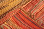 Weave of Warm Tones Tribal Vintage Moroccan Kilim Gallery Size Rug 72988 by Nazmiyal Antique Rugs