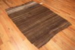 Whole View of Earthy Tones Primitive Vintage Moroccan Kilim 73015 by Nazmiyal Antique Rugs