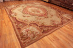 Whole View of Large Antique 19th Century French Aubusson Rug 72902 by Nazmiyal Antique Rugs