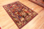 Whole View of Silk Antique Persian Kashan Judaica Pictorial Rug 73035 by Nazmiyal Antique Rugs