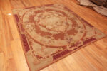Whole View of Small Floral Antique French Aubusson Rug 72903 by Nazmiyal Antique Rugs