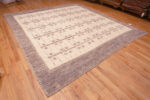 Whole View of Square Shape Modern Boho Chic Area Rug 61128 by Nazmiyal Antique Rugs