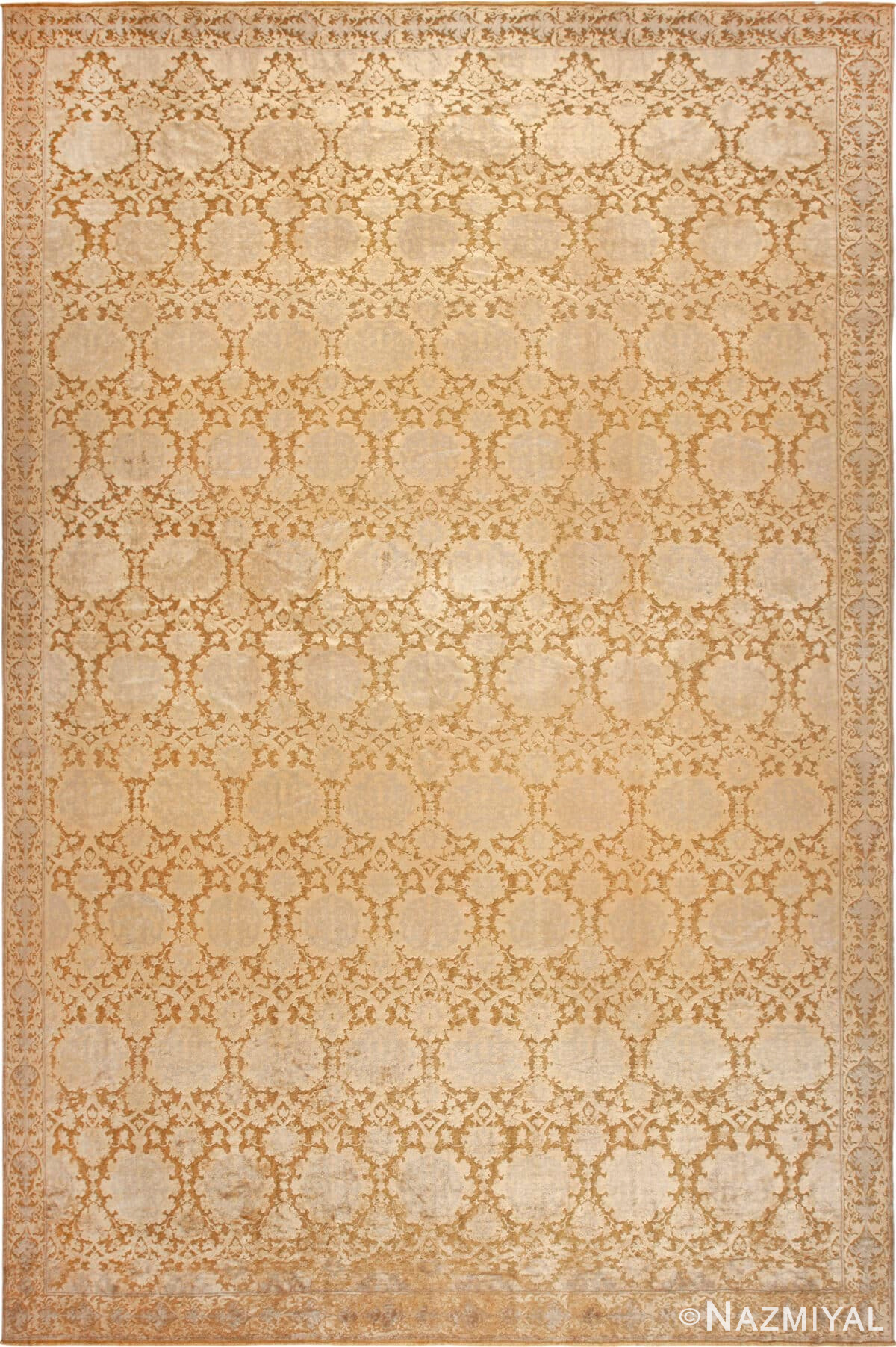 Oversized Modern Silk Bessarabian Design Rug 72981 by Nazmiyal Antique Rugs