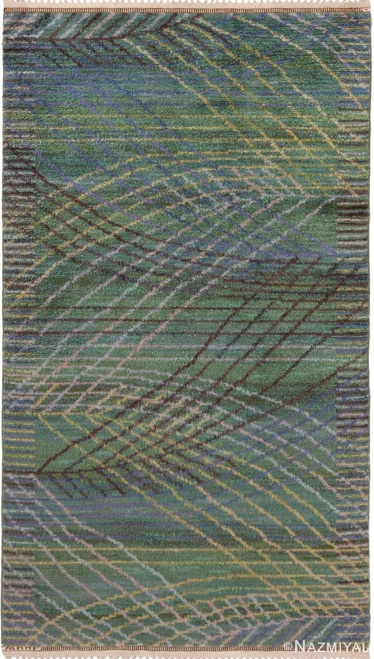 Vintage Scandinavian Marta Maas by Barbro Nilson Pile Rug 73103 by Nazmiyal Antique Rugs