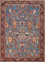 Antique Persian Serapi Rug Antique Persian Serapi Rug 73080 by Nazmiyal Antique Rugs