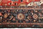 Border Of Large Antique Persian Heriz Serapi Rug 73061 by Nazmiyal Antique Rugs