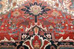 Details Of Large Antique Persian Heriz Serapi Rug 73061 by Nazmiyal Antique Rugs