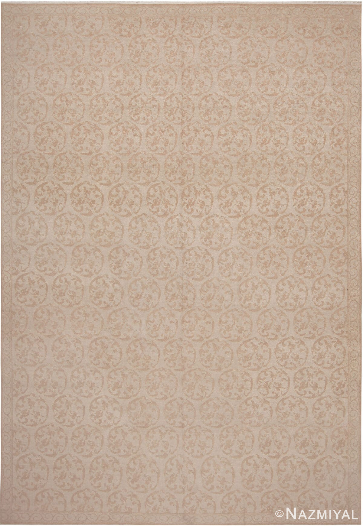Monochromatic Neutral Modern Contemporary Area Rug 61134 by Nazmiyal Antique Rugs