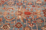 Close Up Of Large Antique Persian Karajeh Heriz Serapi Rug 73197 by Nazmiyal Antique Rugs