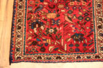 Corner Of Vintage Persian Bird Design Hamadan Runner Rug 73178 by Nazmiyal Antique Rugs
