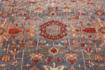 Details Of Large Antique Persian Karajeh Heriz Serapi Rug 73197 by Nazmiyal Antique Rugs