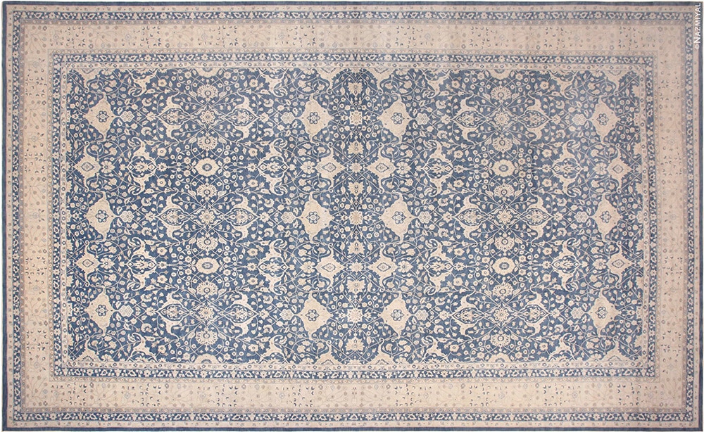 Oversized Modern Traditional Agra Style Rug From India #72158 Oversized Modern Traditional Agra Style Rug From India 72158 By Nazmiyal Antique Rugs