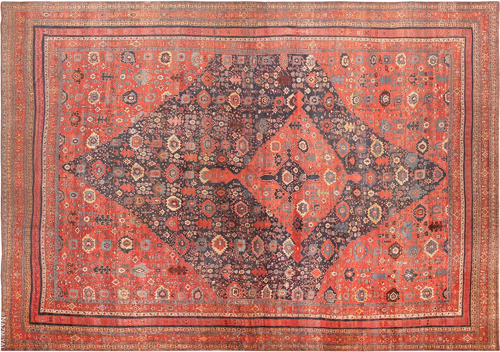 Rustic Palace Size Antique Persian Bidjar Rug Rustic Palace Size Antique Persian Bidjar Rug 71773 by Nazmiyal Antique Rugs