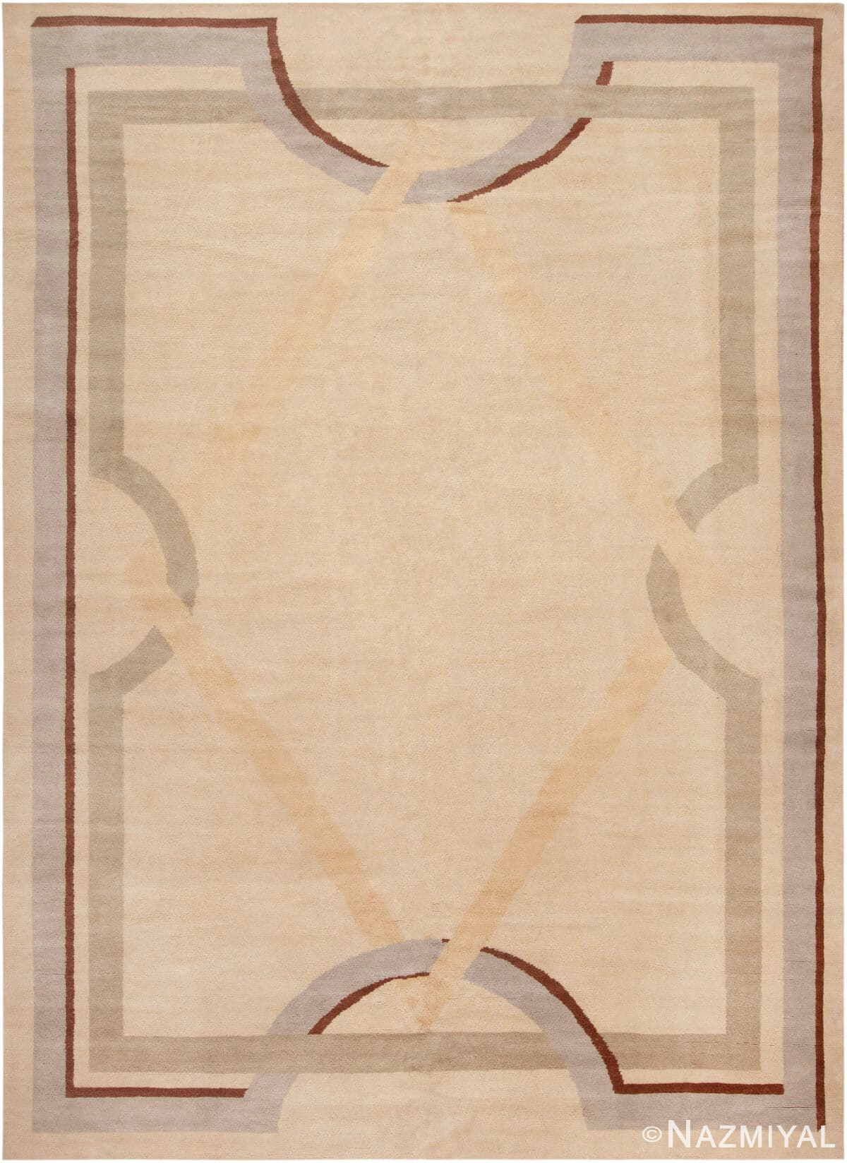 Art Deco Design Contemporary Rug 61185 by Nazmiyal Antique Rugs