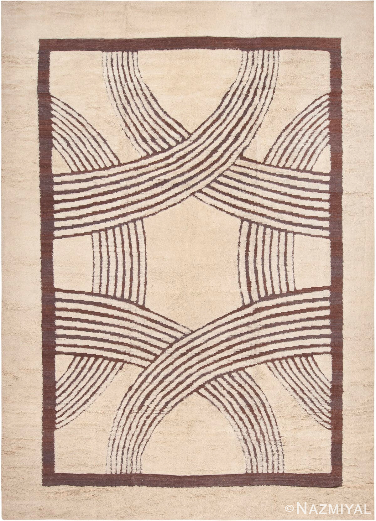 Art Deco Design Modern Contemporary Rug 61173 by Nazmiyal Antique Rugs