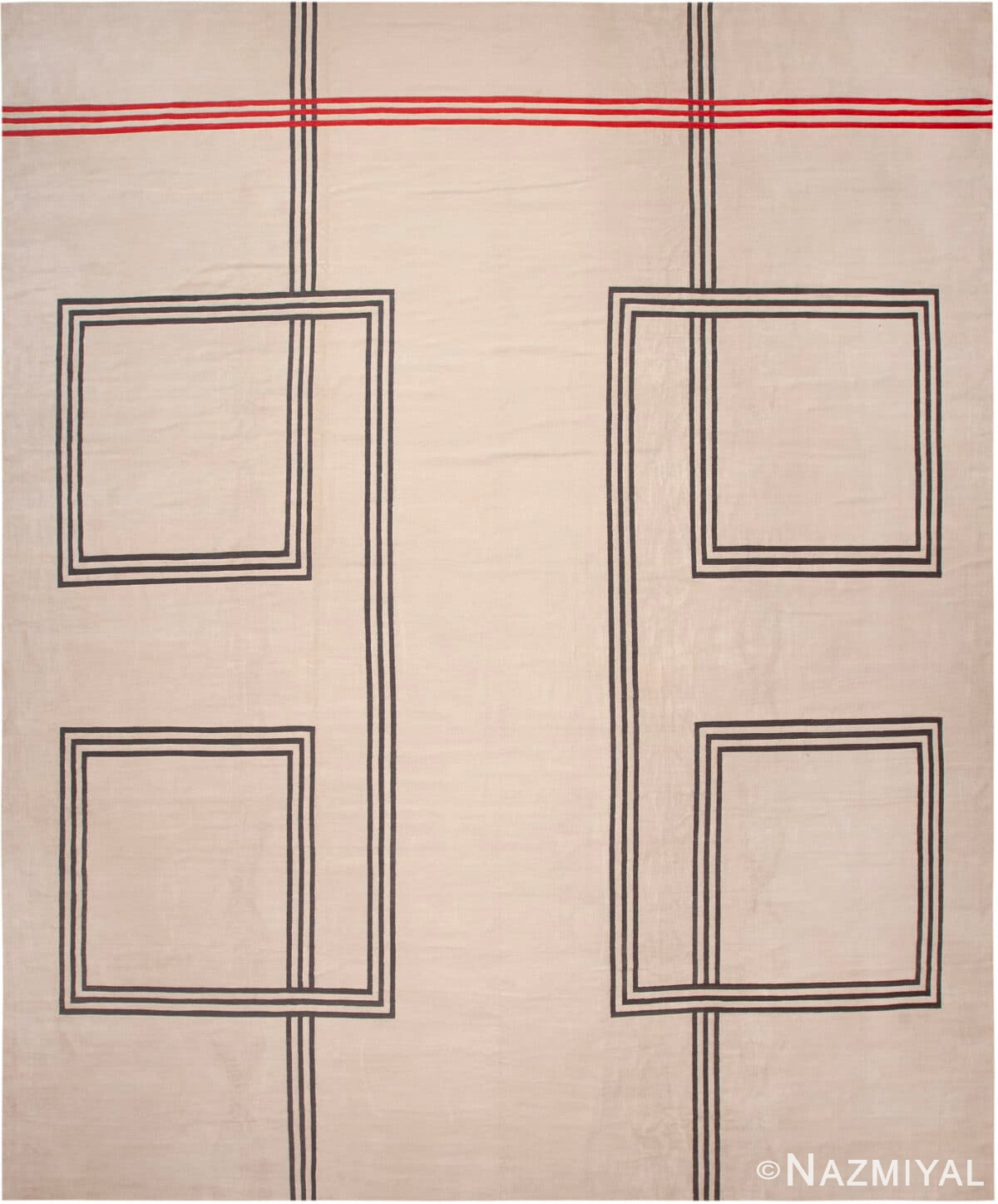 Large Geometric Art Deco Design Contemporary Rug 61166 by Nazmiyal Antique Rugs