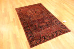 Whole View Of Cypress Tree Design Antique Persian Kashan Rug 73166 by Nazmiyal Antique Rugs