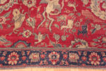 Border Of Antique Indian Agra Rug 15146 by Nazmiyal Antique Rugs