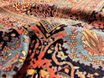 Pile Of Large Fine Antique Persian Mohtashem Kashan Rug 73066 by Nazmiyal Antique Rugs