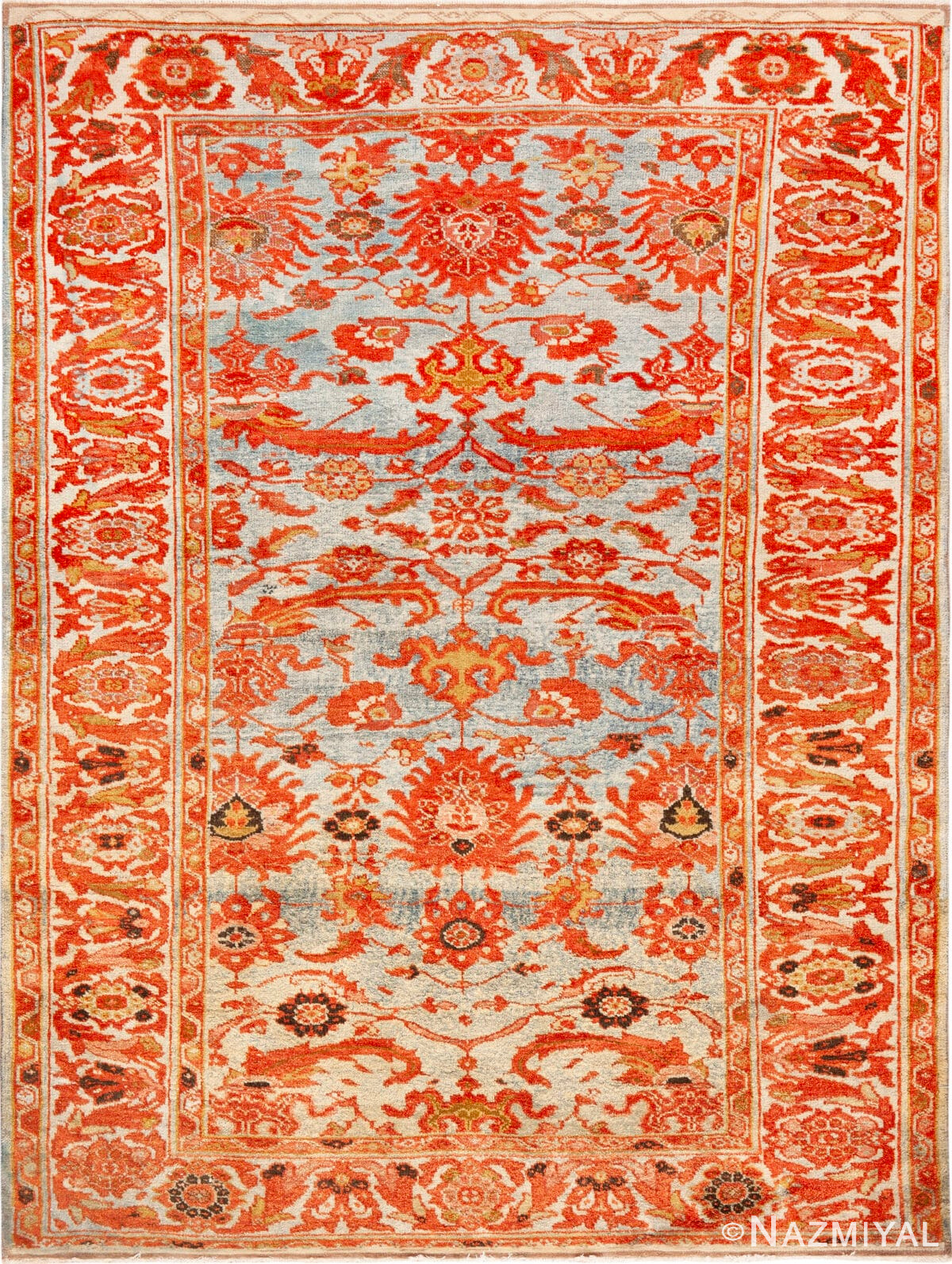 Antique Persian Malayer Rug 73111 by Nazmiyal Antique Rugs
