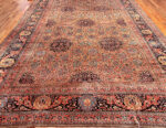 Whole View Of Large Fine Antique Persian Mohtashem Kashan Rug 73066 by Nazmiyal Antique Rugs
