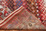 Antique Turkish Bergama Geometric Runner Rug 73083