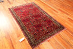 Floor View Of Antique Persian Kerman Cypress Tree Design Rug 73112 by Nazmiyal Antique Rugs
