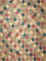 Large Colorful Modern Diamond Pattern Contemporary Kilim Rug 11943 by Nazmiyal Antique Rugs
