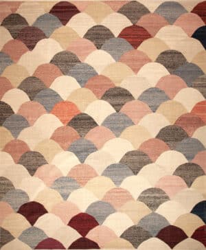 Large Flatweave Modern Geometric Kilim Rug 11923 by Nazmiyal Antiques Rugs