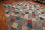 Large Colorful Modern Diamond Pattern Contemporary Kilim Rug 11943 by Nazmiyal Antique Rugs