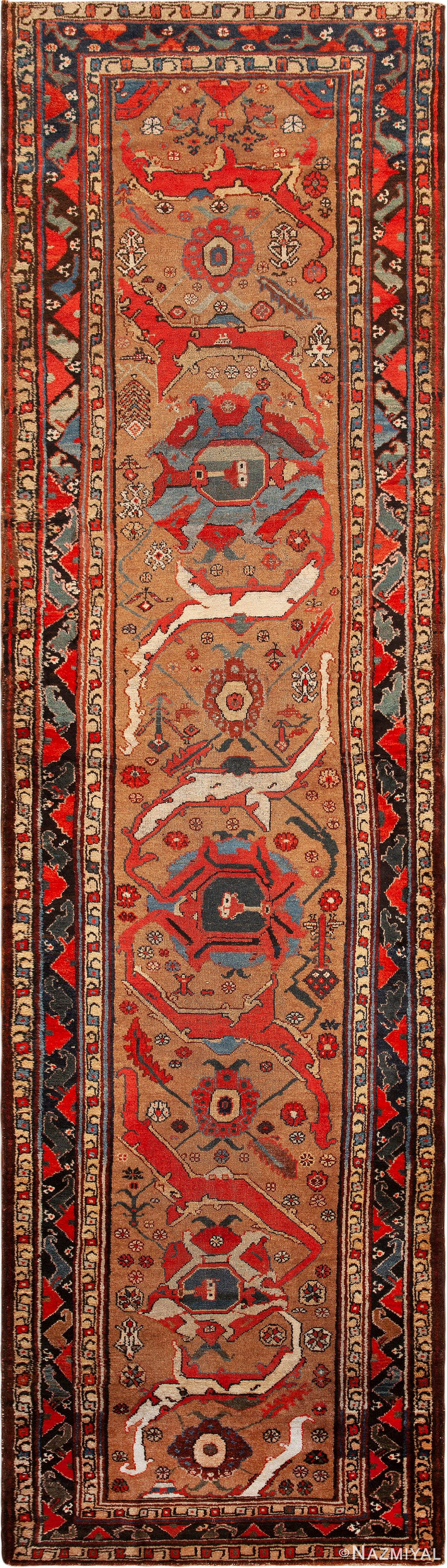 Antique Persian Kurdish Bidjar Runner Rug 73289 by Nazmiyal Antique Rugs