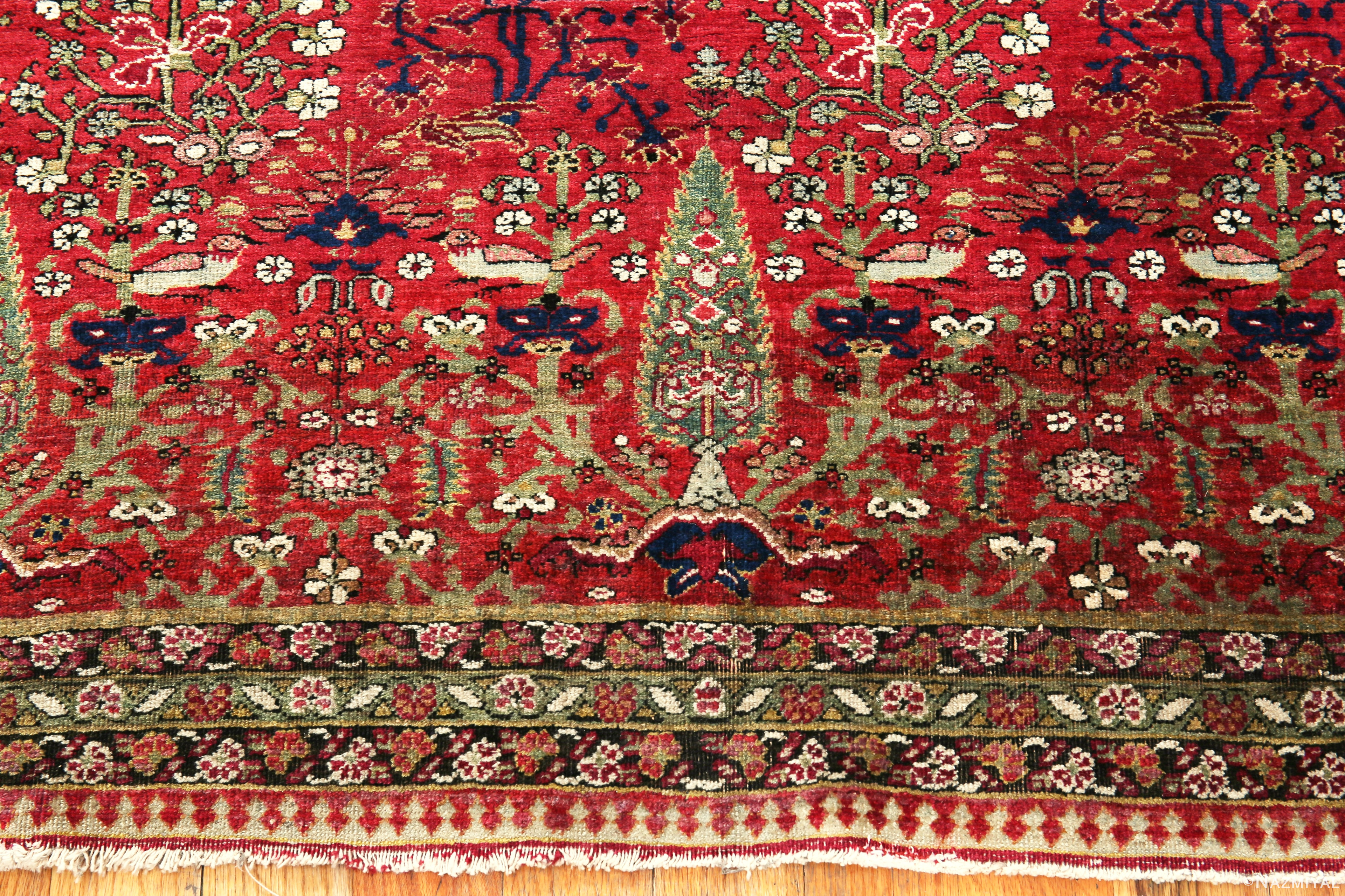 Antique Persian Kerman Cypress Tree Design Rug 73112 Nazmiyal Antique Persian Kerman Cypress Tree Design Rug 73112 Nazmiyal