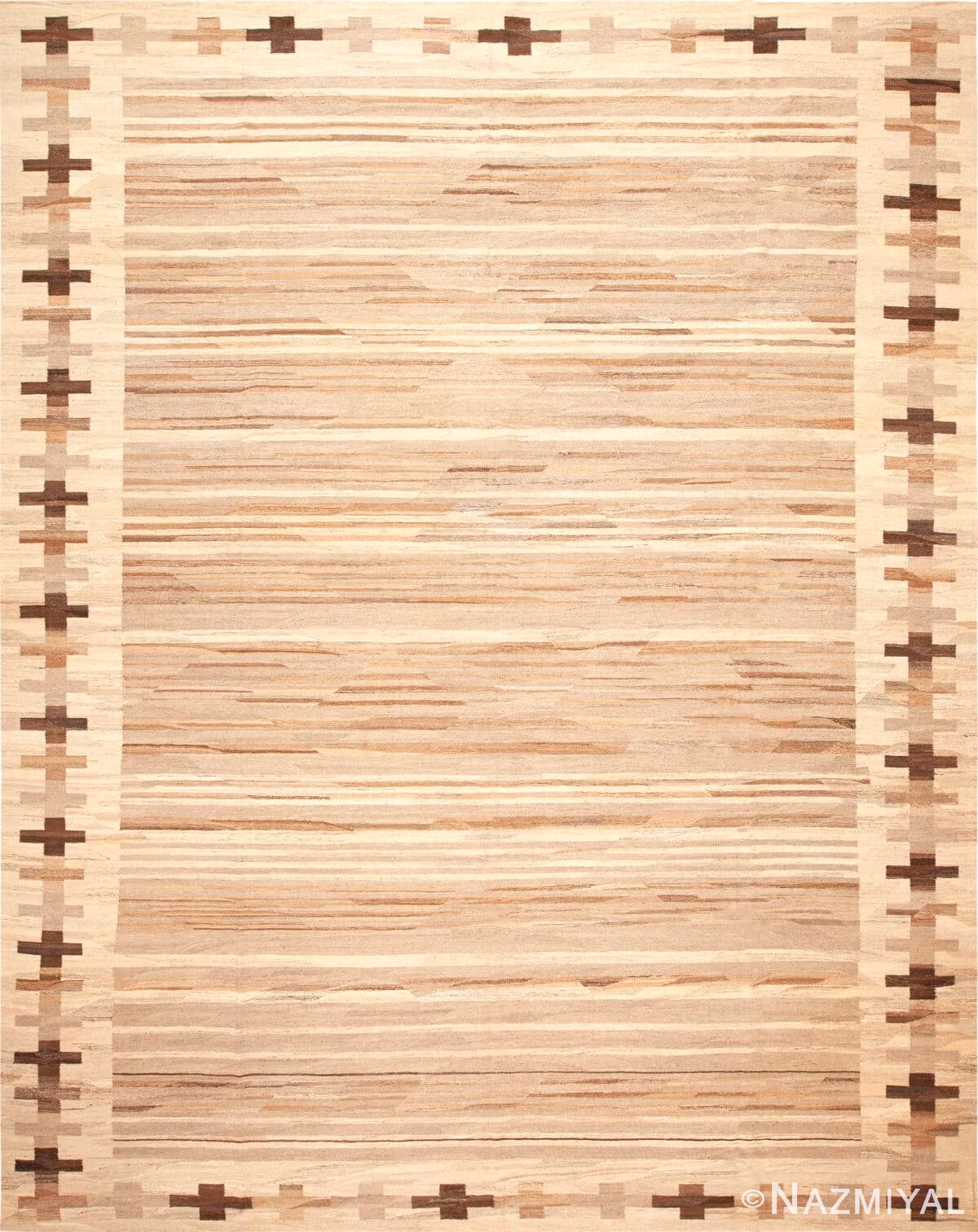 Large Pastel Tones Flatweave Modern Contemporary Kilim Rug 11953 by Nazmiyal Antique Rugs