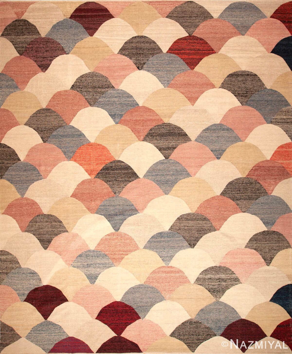 Large Flatweave Modern Geometric Kilim Rug 11923 by Nazmiyal Antiques Rugs