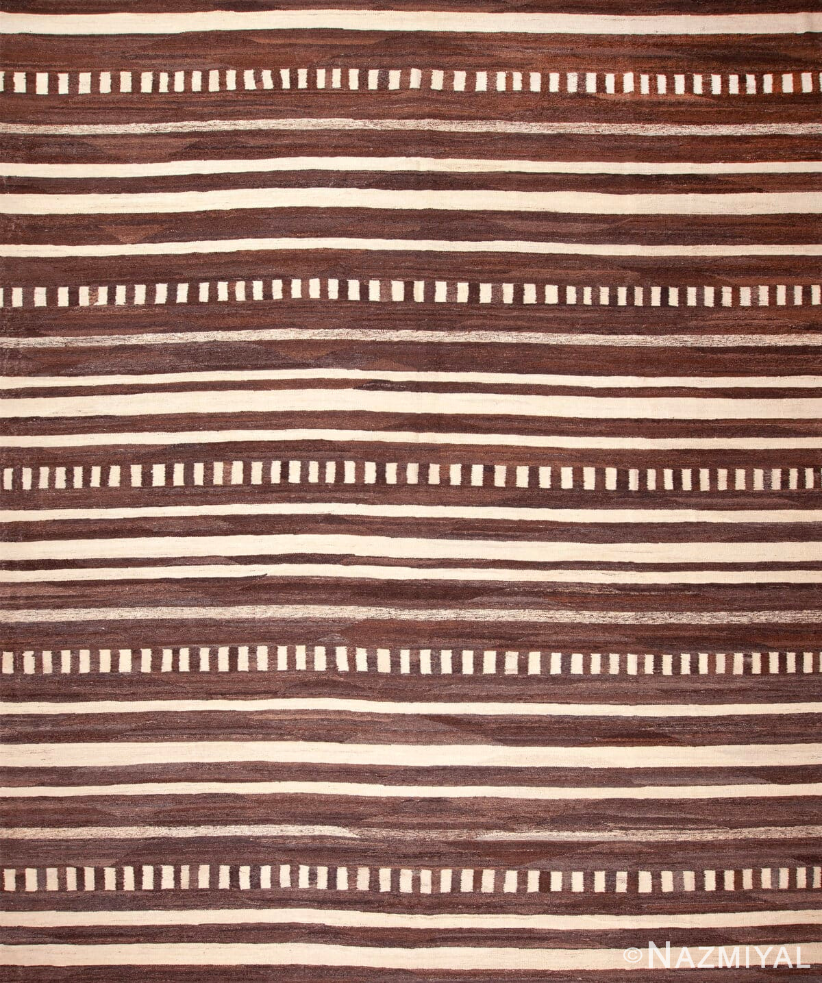 Large Modern Abstract Flatweave Kilim Rug 11941 by Nazmiyal Auction