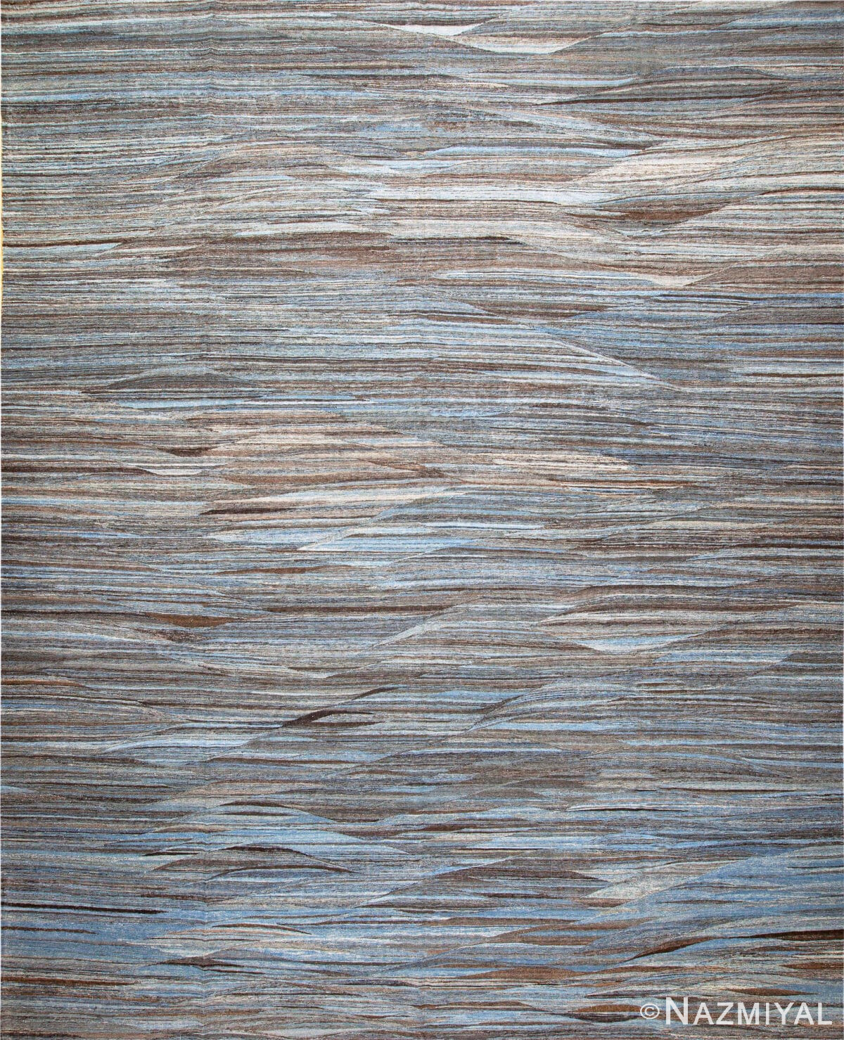 Large Pastel Tones Blue Flatweave Modern Contemporary Kilim Rug 11920 by Nazmiyal Antique Collection