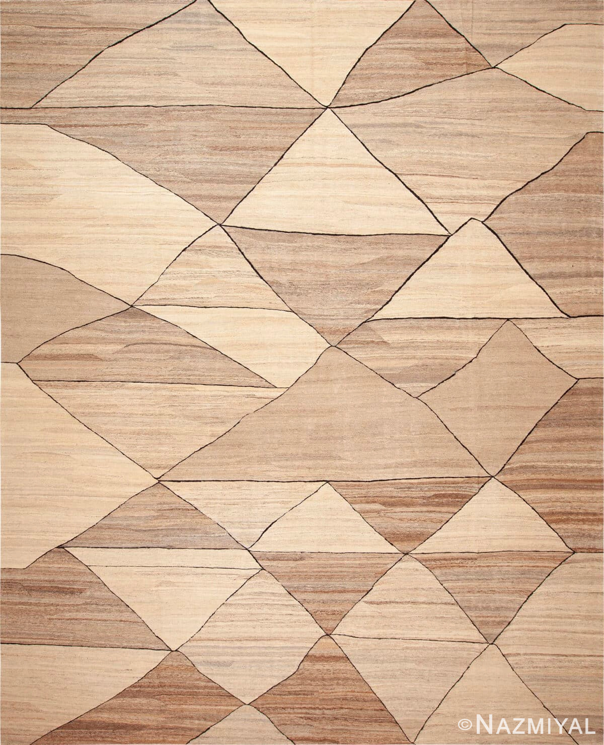 Large Pastel Tones Geometric Modern Contemporary Kilim Rug 11917 by Nazmiyal Antique Rugs