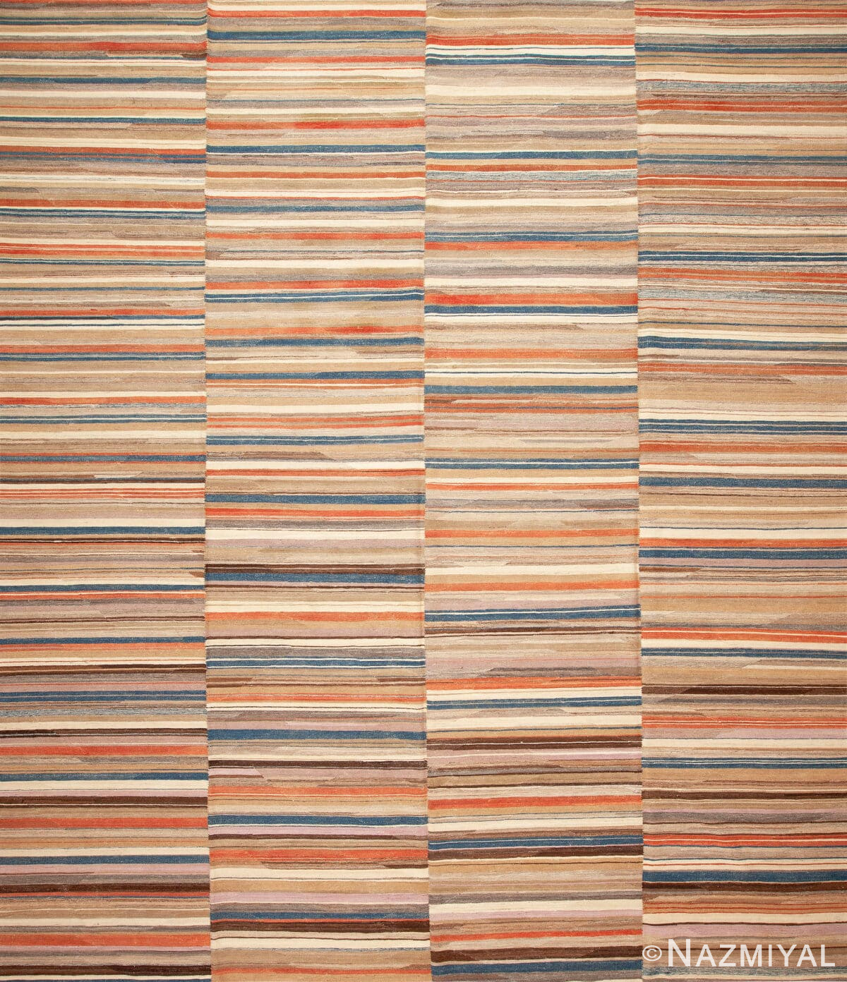 Large Flatweave Modern Contemporary Geometric Kilim Rug 11925 by Nazmiyal Antique Rugs