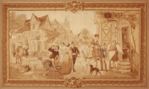 Antique French Tapestry Rug 43921 by Nazmiyal Antique Rugs