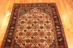 Antique Geometric Design Persian Bidjar Small Rug 73217 by Nazmiyal Antique Rugs